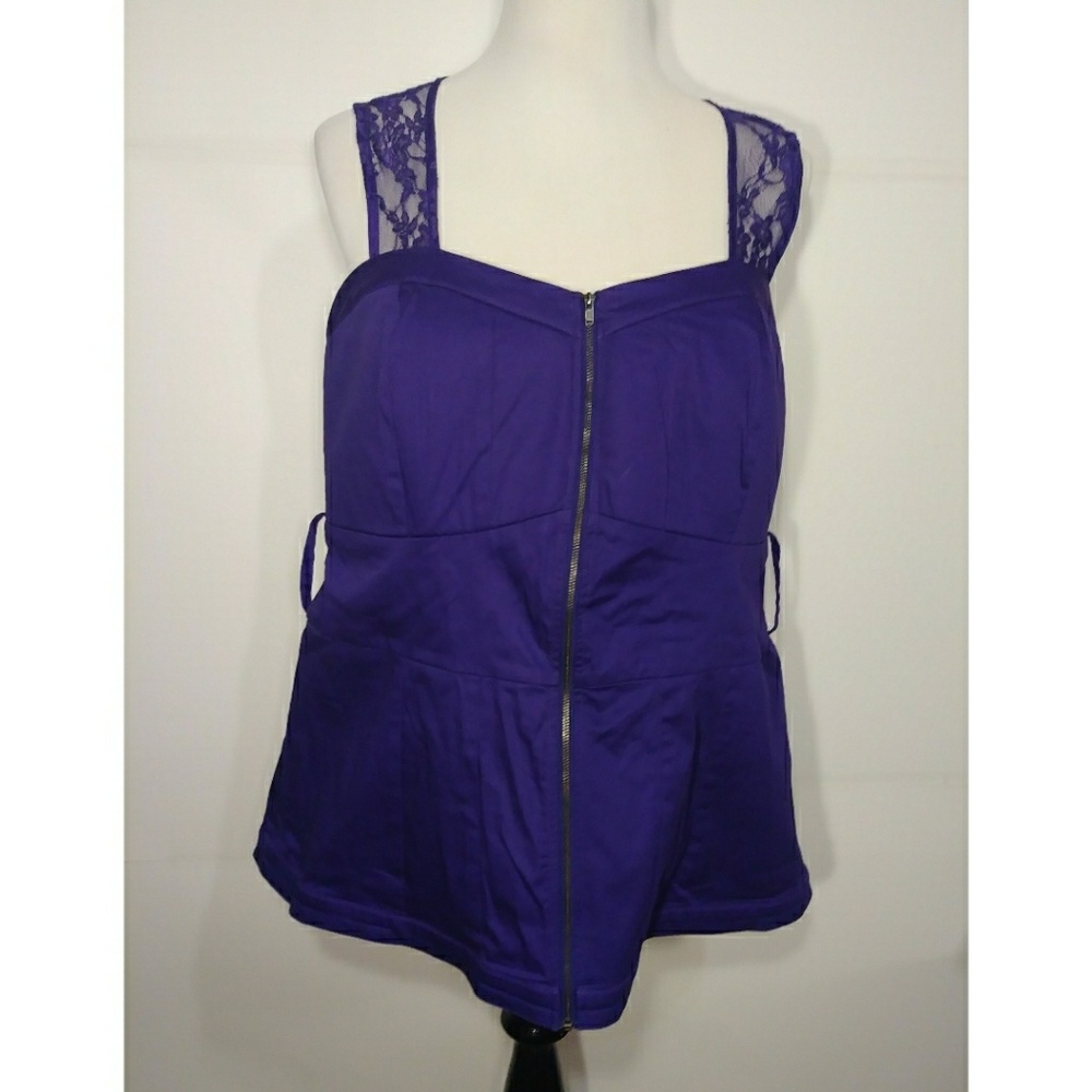 City Chic Corset Plus Size Top